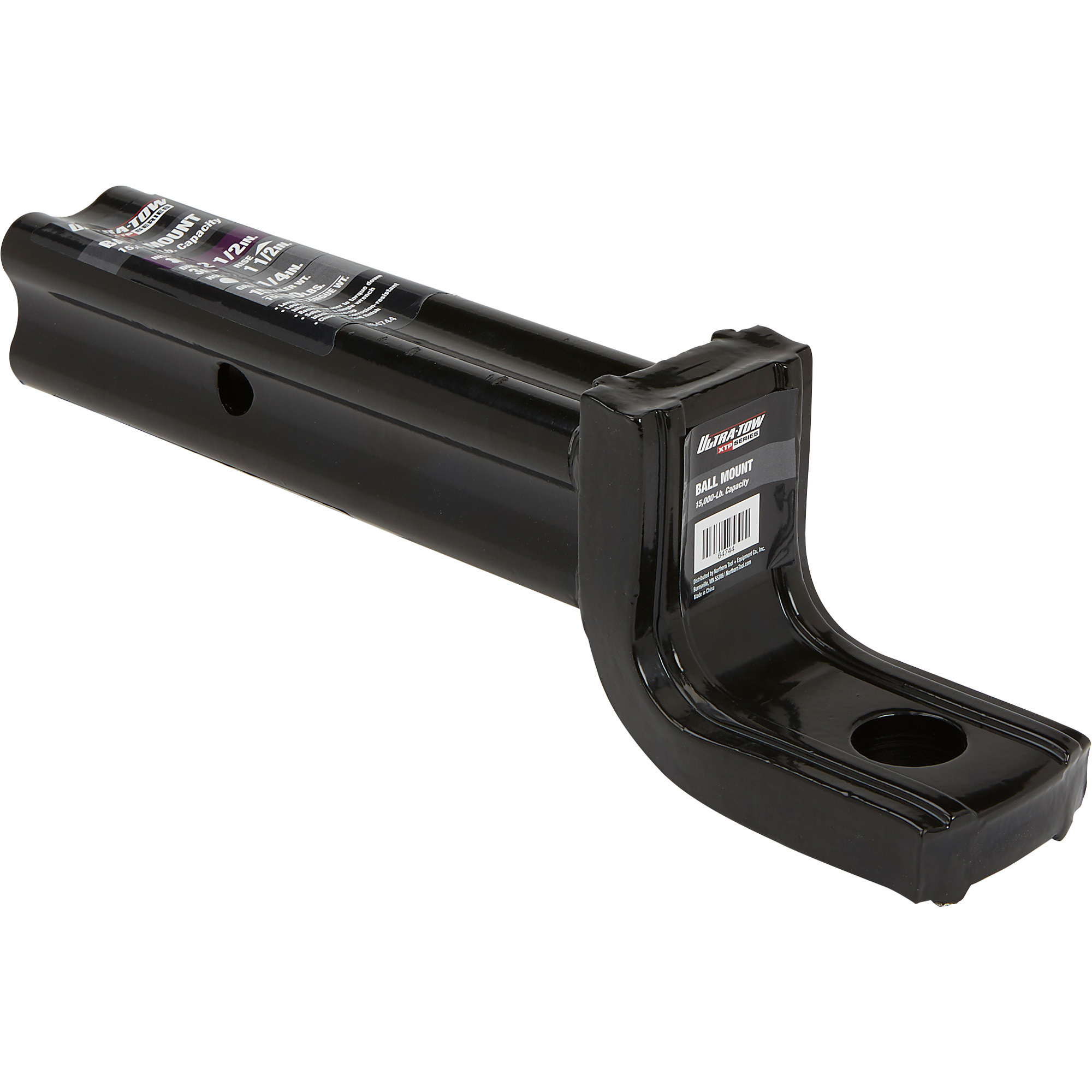 Ultra-Tow XTP Steel Ball Mount, 15,000-Lb. Trailer Capacity, 3in. Drop, 1-1/2in. Rise, 1-1/4in. Shank
